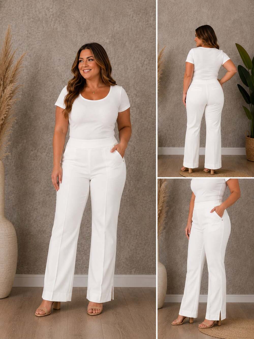 Fairway & Greene Women's Birdie Pearl White Golf Trouser Pants NWT
